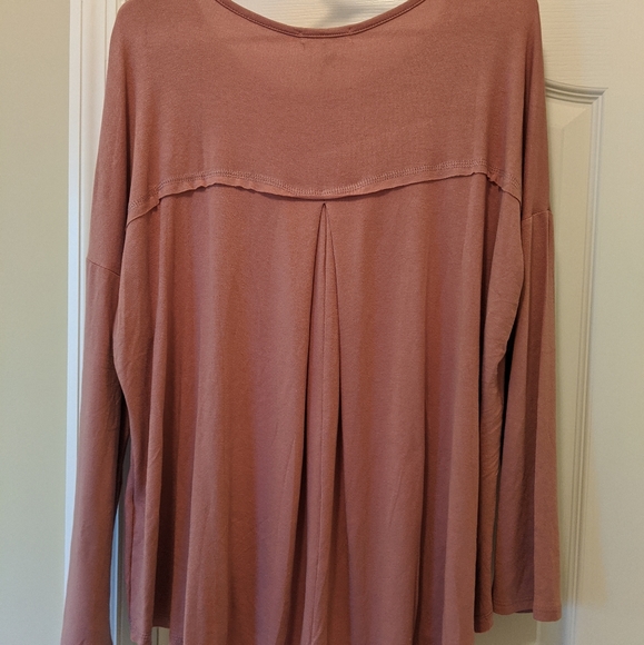 Easel Mauve Long Sleeve Shirt - Picture 2 of 2